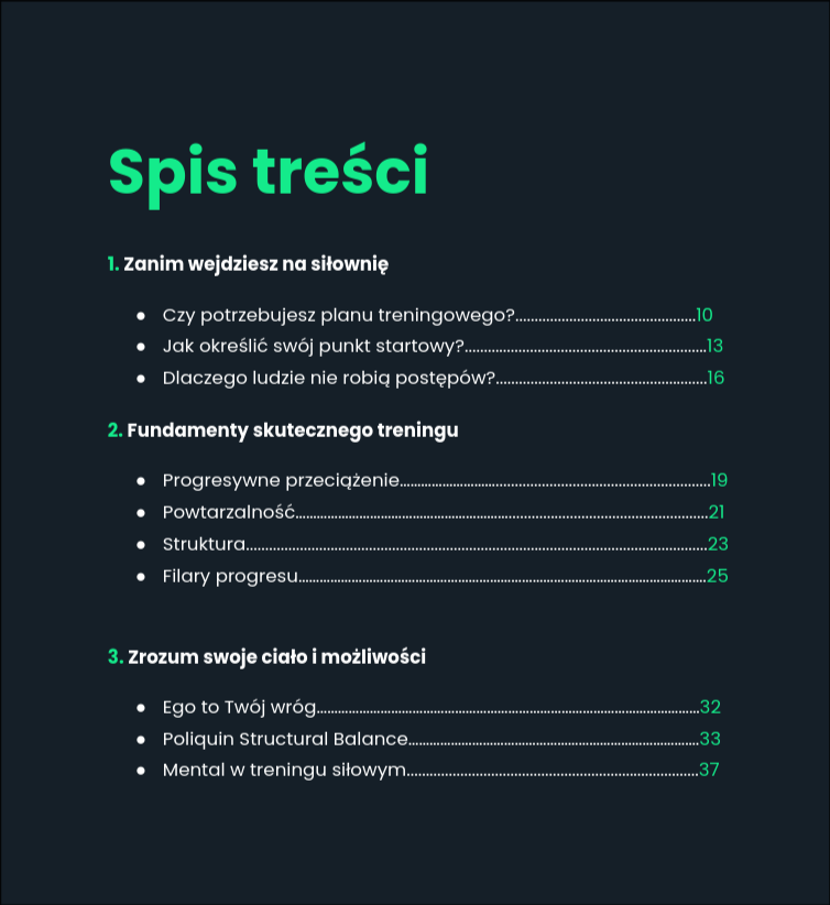 DLACZEGO NIE MASZ EFEKTÓW NA SIŁOWNI EBOOK - obrazek 2
